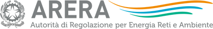 Logo Arera autorità di registrazione per energia reti e ambiente